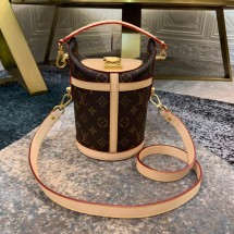 루이비통 더플백 모노그램 캔버스 버킷백 브라운 Louis Vuitton MONOGRAM Duffle Bag M43587 에덴원
