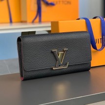 루이비통 카퓌신 월릿 토뤼옹 블랙 Louis Vuitton Capucines wallet M61248