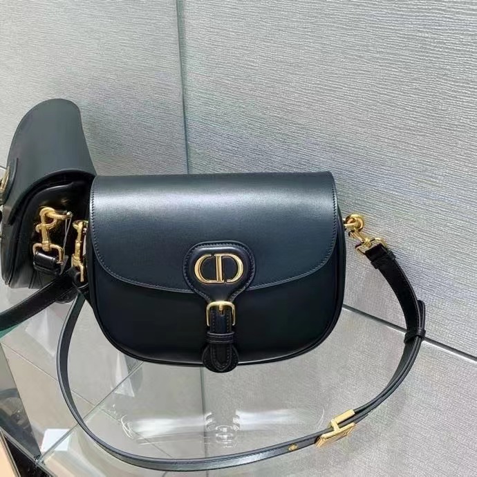 DIOR 디올바비 백 미듐-스몰 블랙 M9319UMOL M900