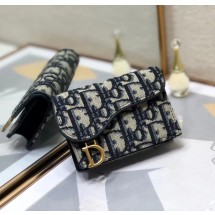 DIOR 디올 오블리크 새들 카드 지갑 M928 S5611CTZQ