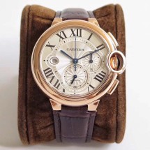 까르띠에 발롱블루 크로노 핑크골드 44mm 시계 W6920074