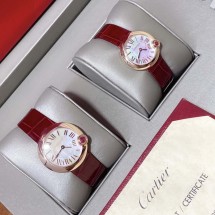 까르띠에 발롱 블랑 드 30mm  26mm 여성용 시계 WGBL0007