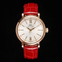 IWC 포르투피노 다이아 골드 34mm 시계 IW357401