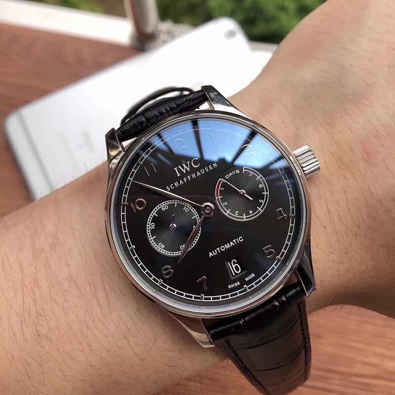 아이더블유씨 7-days 42.3MM PORTUGIESER IWC 남성용 시계 IW500703 5칼라
