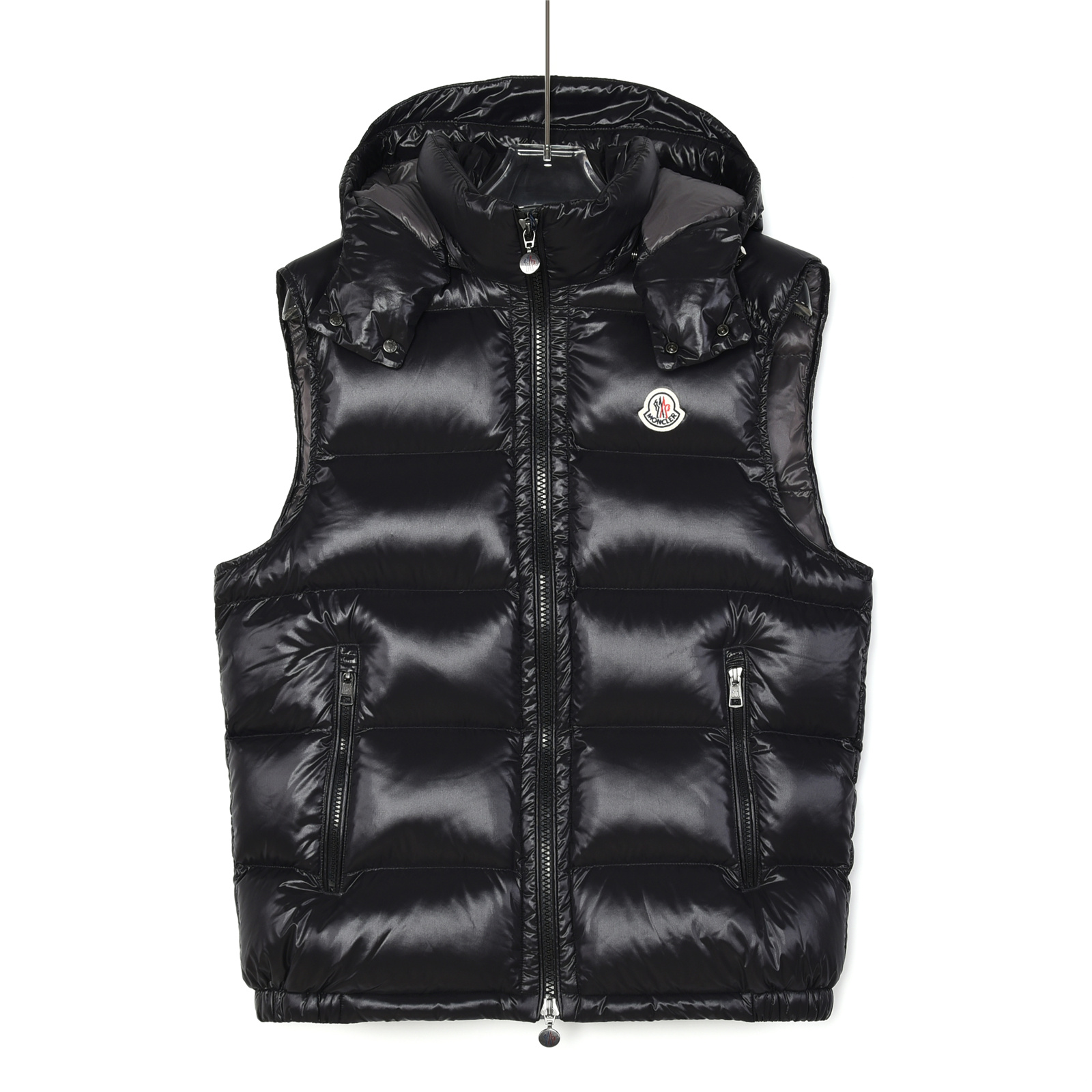몽클레어(MONCLER) 남성 보르메스 패딩 베스트 - 블랙 / 화이트 G20911A0015268950999