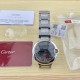 까르띠에 발롱 브루 드 블랙 다이얼 스테인리스 스틸 42MM 시계 W6920042