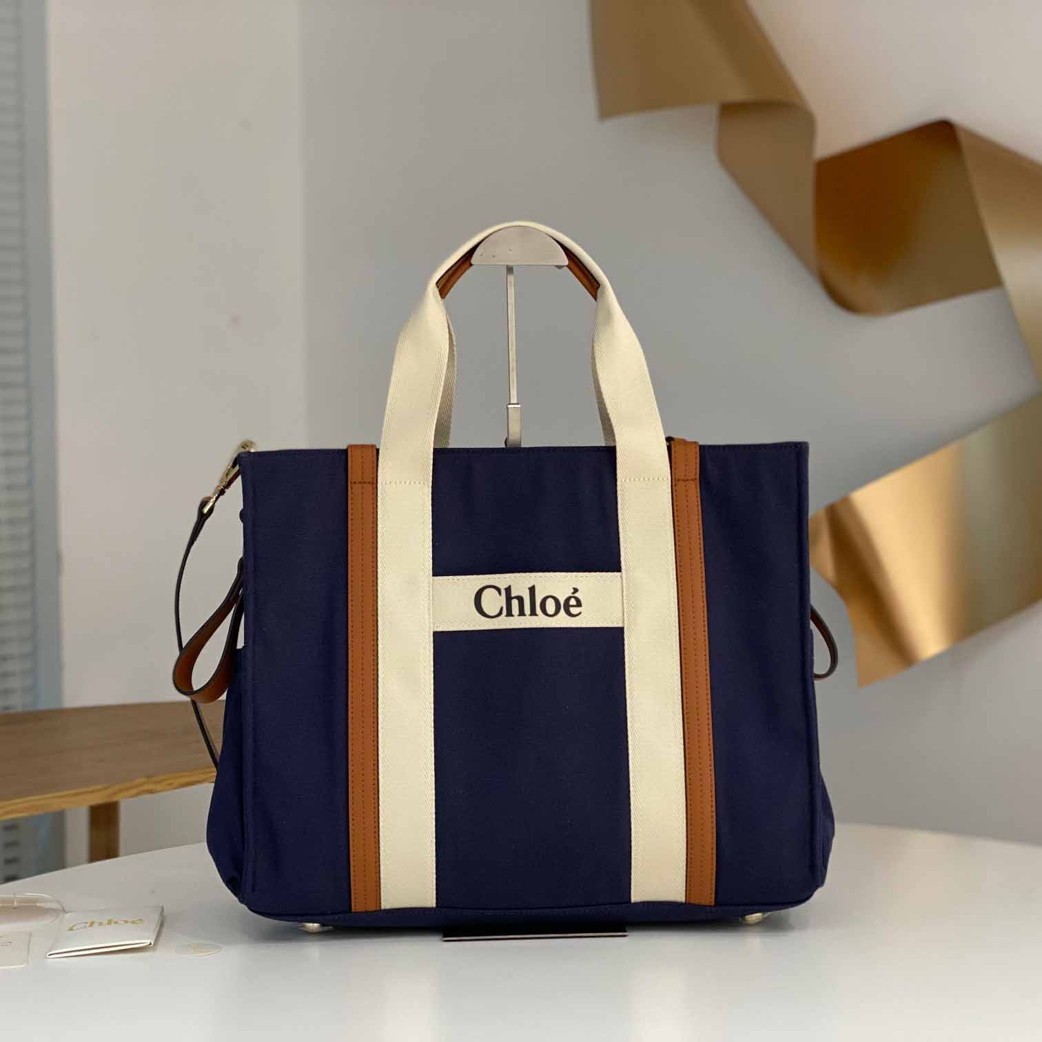 끌로에 22FW 키즈 로고 토트 숄더백 2칼라 C90381