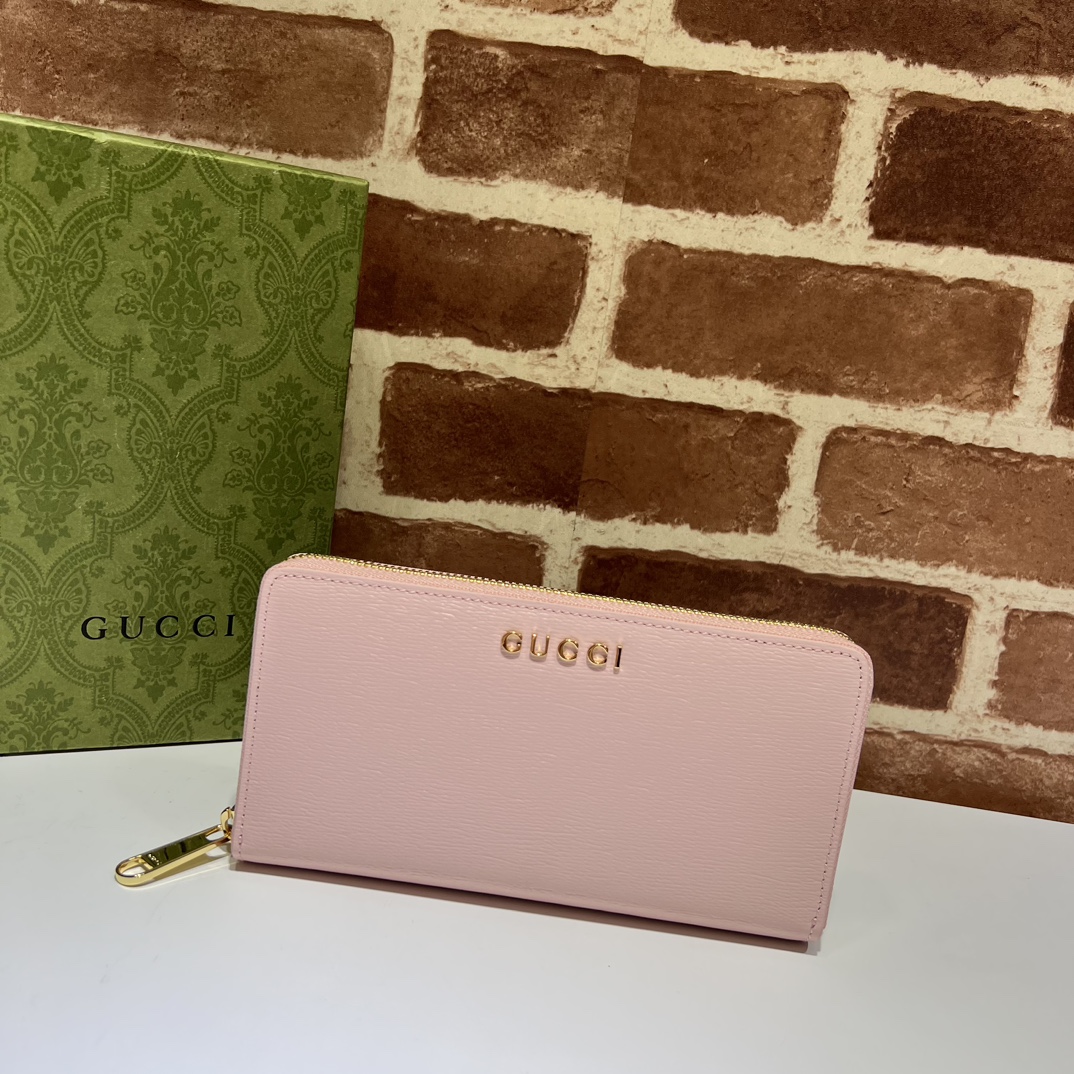 구찌 GUCCI 스크립트 지퍼 장지갑 3칼라 772642