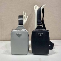 23FW프라다 사피아노 로고 슬링백 2칼라 2VZ106