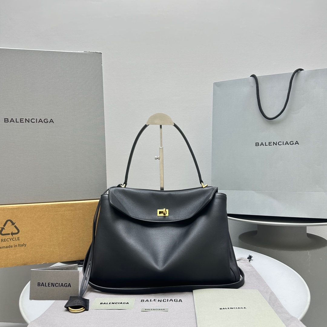 발렌시아가 로데오백 미디엄 숄더백 블랙 7897722AA4V1000