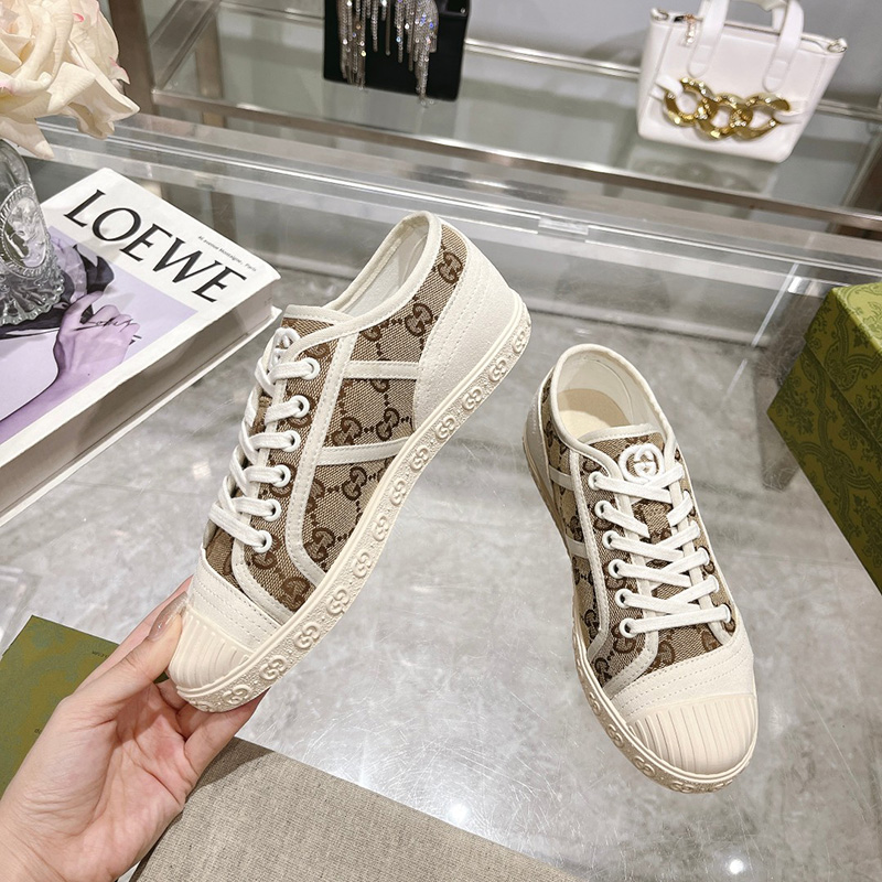 구찌 여성 스니커즈 GUCCI GG 캔버스 스니커즈 759055FAC199756