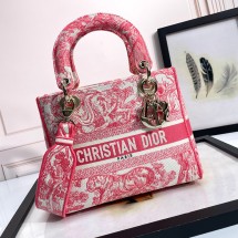 디올 DIOR LADY D-LITE 미디엄 백 M0565OTDT