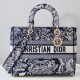 디올 Lady D-Lite 라지 백 BLUE M0566ORGO M928