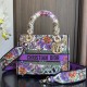 디올 Lady D-Lite 미디엄 백 M0565OEBS M20E