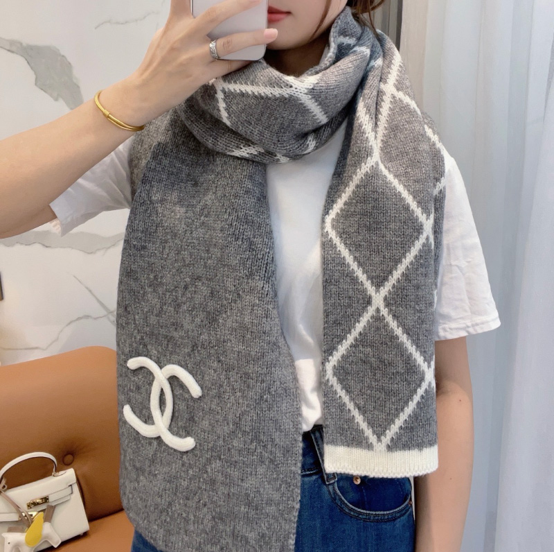샤넬 고품질 스카프 머플러 3칼라 35