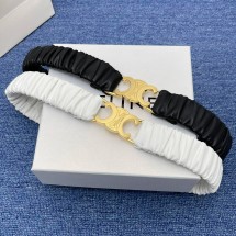 셀린느 스크런치 스몰 트리옹프 3.0CM 벨트 2컬러 45BCI3AGQ