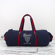 구찌 남자 라지 프린트 캔버스 더플백 816866