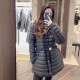 몽클레어 점퍼 후드 미드 길이 다운 자켓 2컬러 K10931A00090595FE999 +