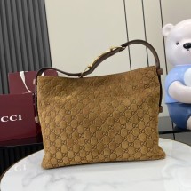 구찌 GG 스웨이드 비아트릭스 숄더백 카멜 850926