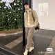 디올 Dior 송아지 가죽 이중 소재 베이지 재킷 413L426A0729  C