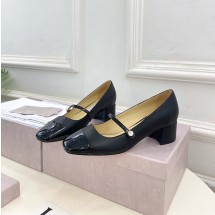 지미추 여성 엘리사 45 페이턴트 메시 펌프 4.5CM 블랙 ELISA45PTZ