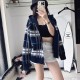 버버리 FERRYTON 체크 자카드 코튼 후드 티셔츠 80706691 F
