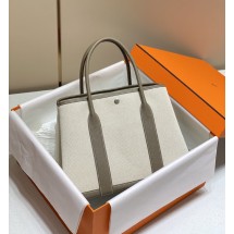 에르메스 가든 파티 아이보리 그레이 36