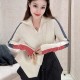 디올 알프스 지퍼 모크넥 니트 스웨터 화이트 544S76A1288_X0879  Y