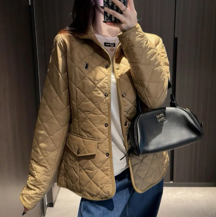폴로 랄프로렌 여성 퀼팅 경량 자켓 카멜  211839410  F