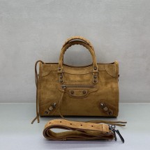 발렌시아가가방 르 시티 백 스몰 카멜 8114422AB7D2533