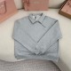 미우미우 코튼 플리스 자켓 Zippered cotton fleece jacket MJLA04  D