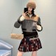 미우미우 울 앤 캐시미어 봄버 자켓 ML1413  D