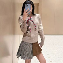 톰브라운 사선 스트라이프 울 니트 FKA507A  H
